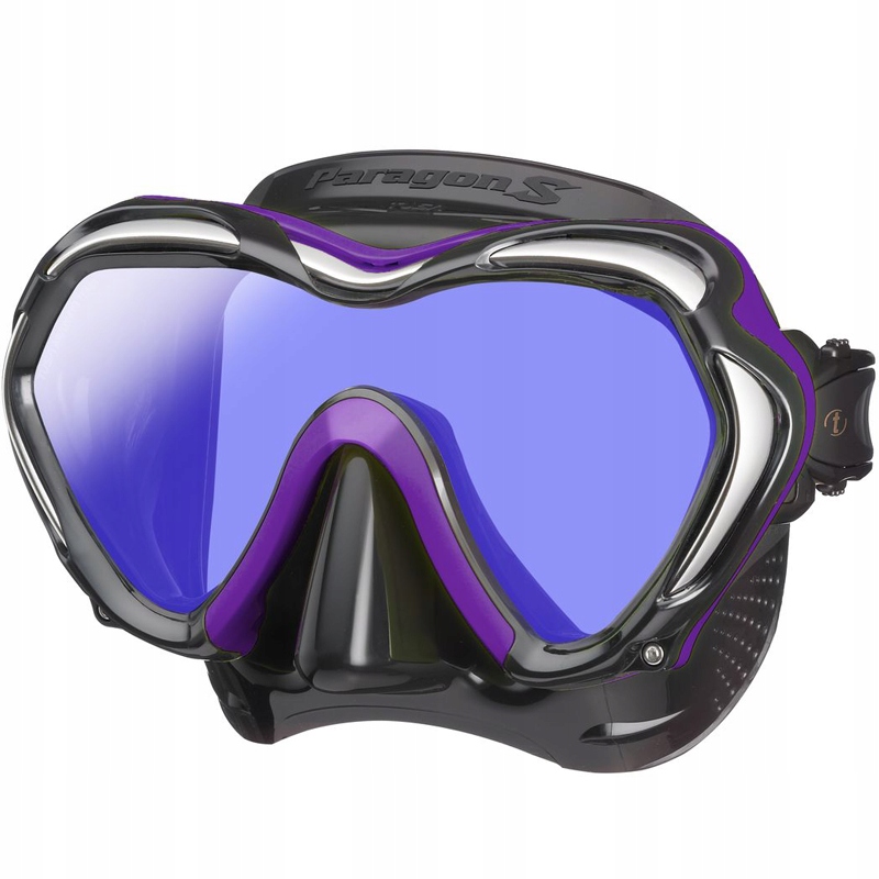 Maska Tusa Paragon Sm 1007SQB Vpa czarno-fioletowa