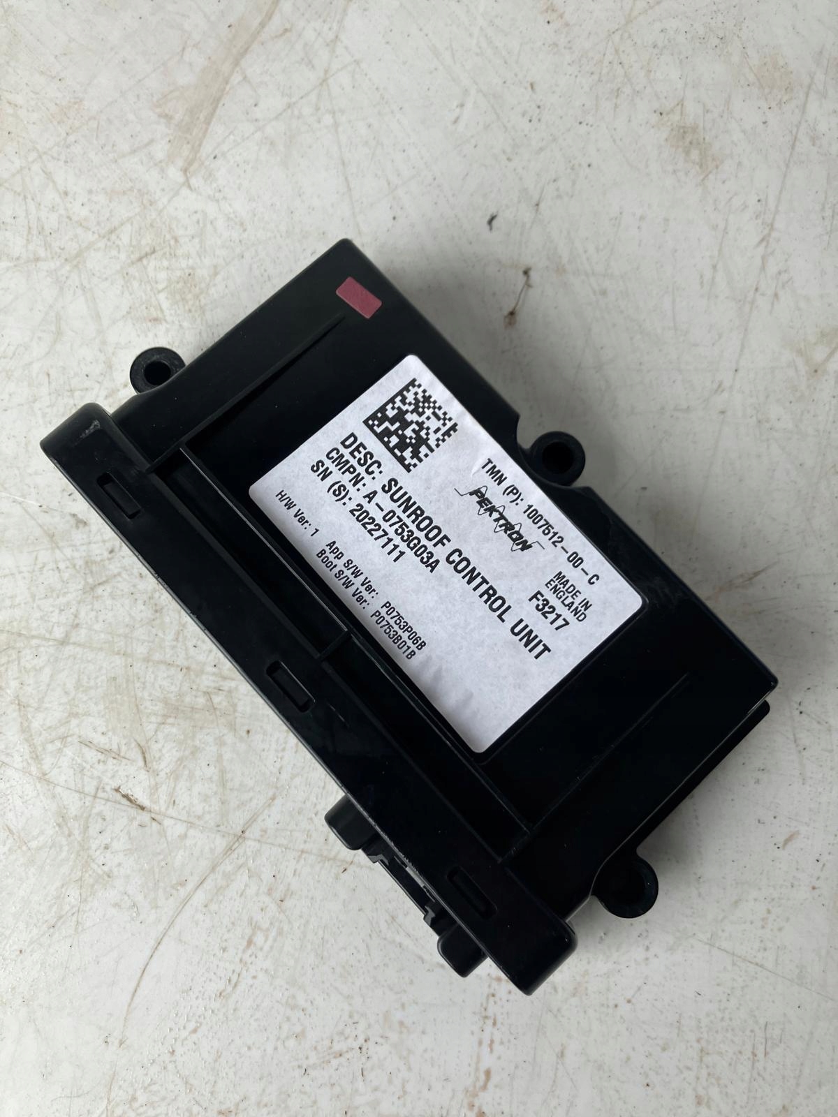 modul Bedienteil Schiebedach TESLA MODEL S 1007512-00