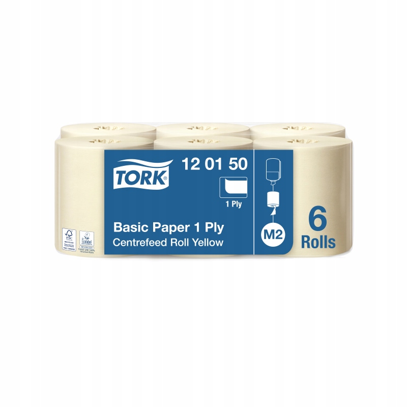 Рушник Tork одношарова жовта макулатура, a ' 6