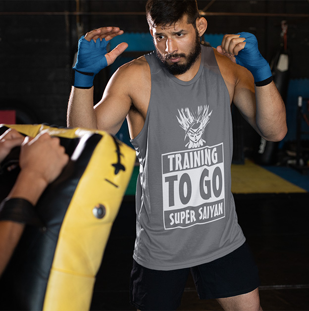 TANK TOP DRAGONBALL TRAINING TO GO GOHAN Rozmiar XXL