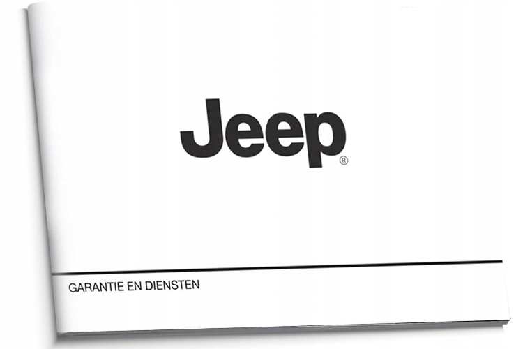 Jeep Чистая Голландская Сервисная Книга