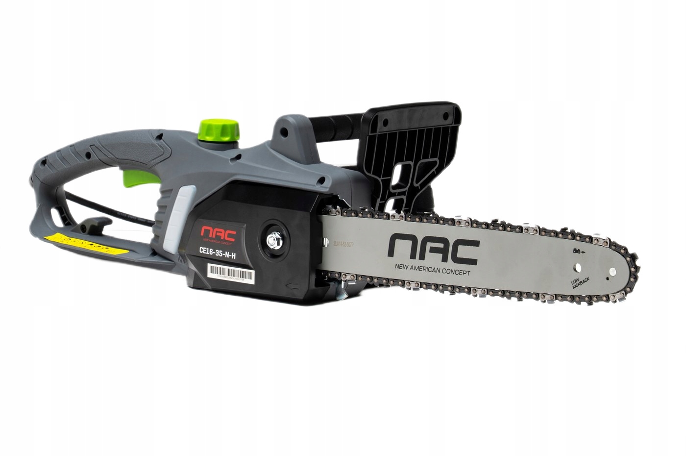 Piła Łańcuchowa Elektryczna Pilarka do drewna Nac 1600 W 35cm Wydajna 15m/s