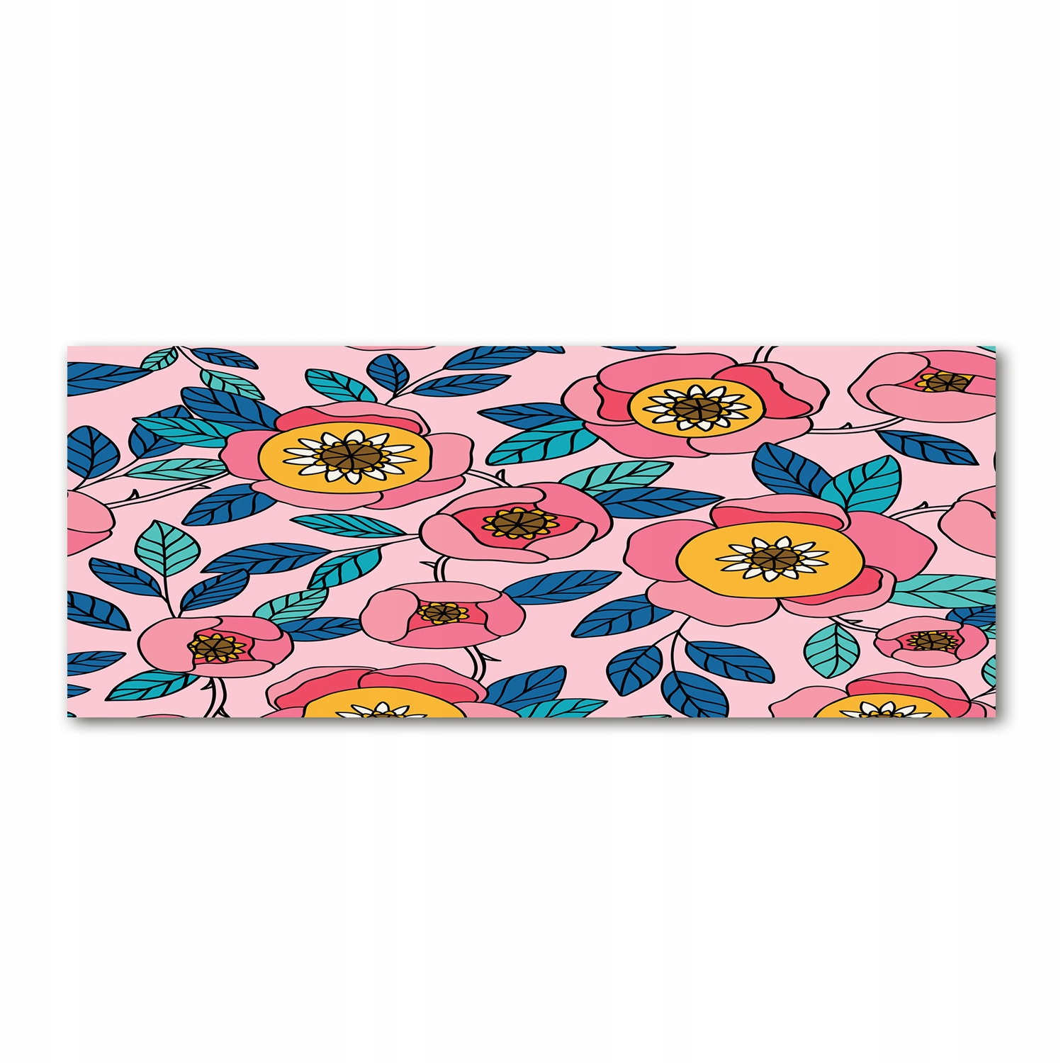 

Foto obraz akryl zdjęcie Różowe kwiaty 125x50 cm