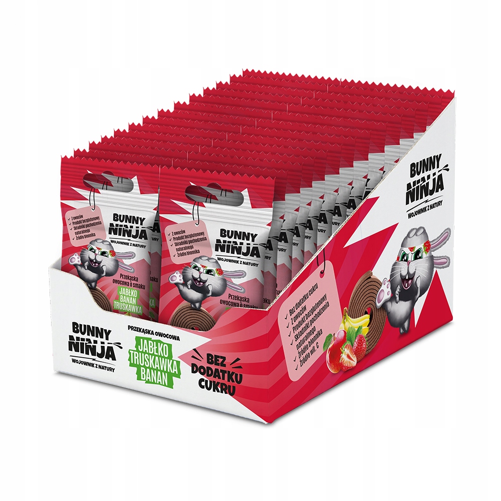 Fruit Rolls Svačinka s příchutí jablko-banán-jahoda bez přidaného cukru 15 g