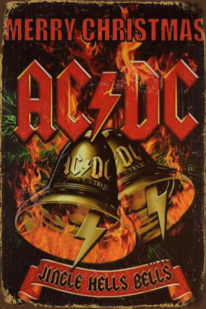 

Tablica Ozdobna Blacha Ac DC Jingle Hells Bells