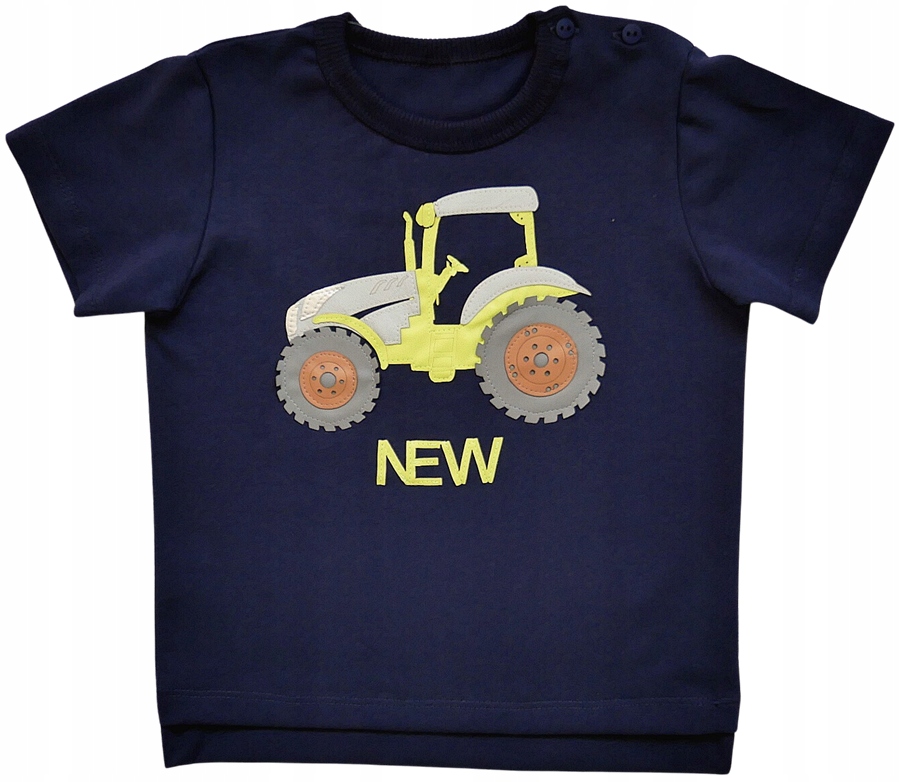 

Bluzka dla Chłopca krótki rękaw Traktor 98 Aipi