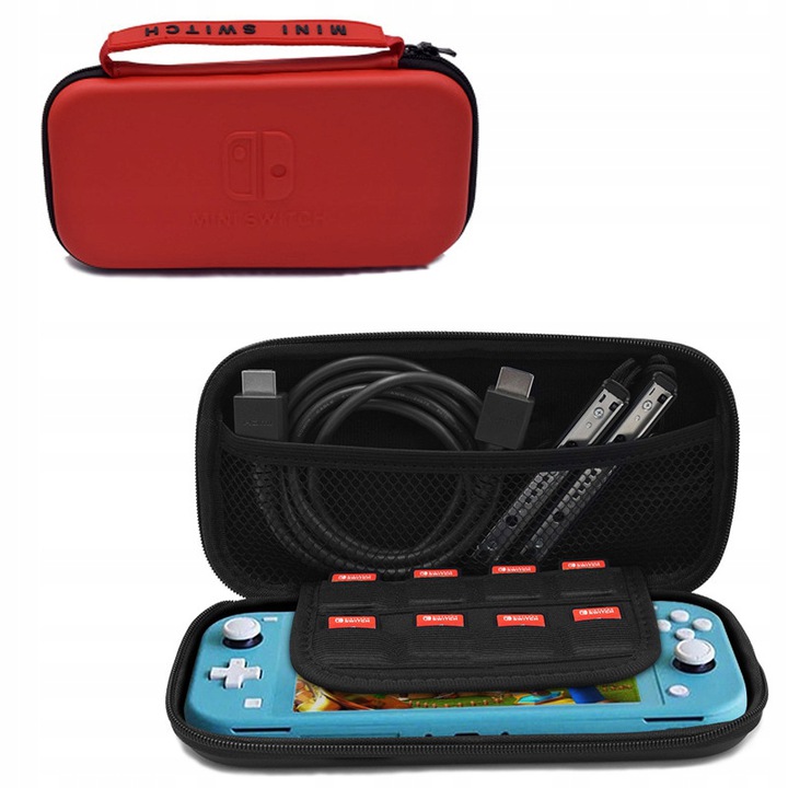 Zesílené Pouzdro pro Switch Lite Červené logo