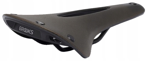 Siodełko rowerowe Brooks C17 Carved Mud Green