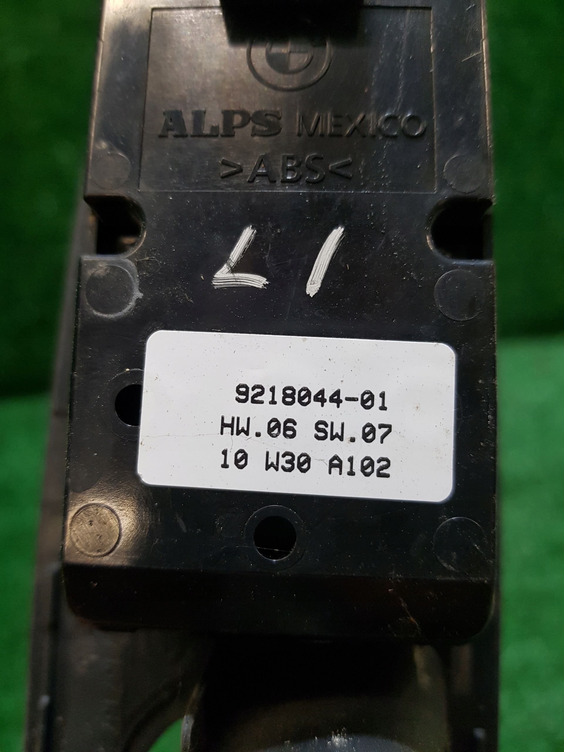 control panel of the window driver´s BMW X5 9218044