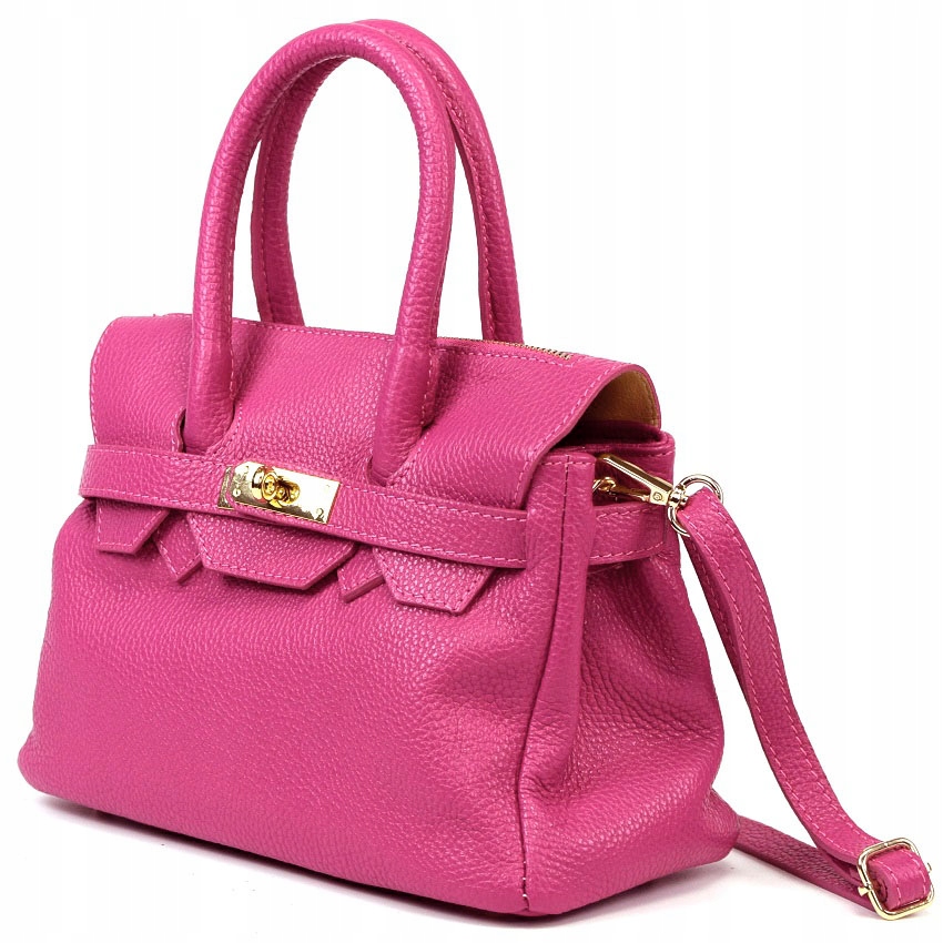 TOREBKA SALVADORE FERETTI SKÓRA FUKSJA MINI 882B Marka inna