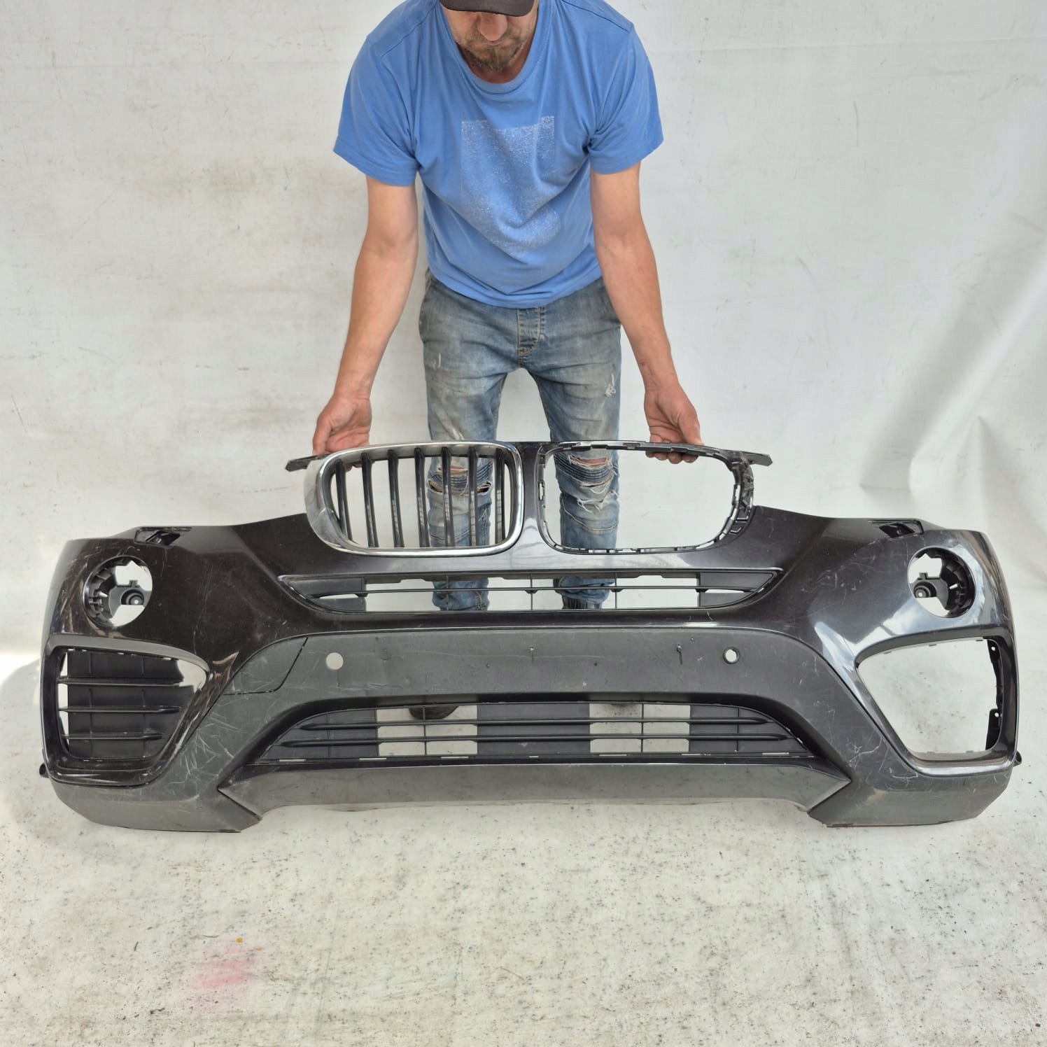 BMW X4 F26 14-18 bumper front front washer PDC