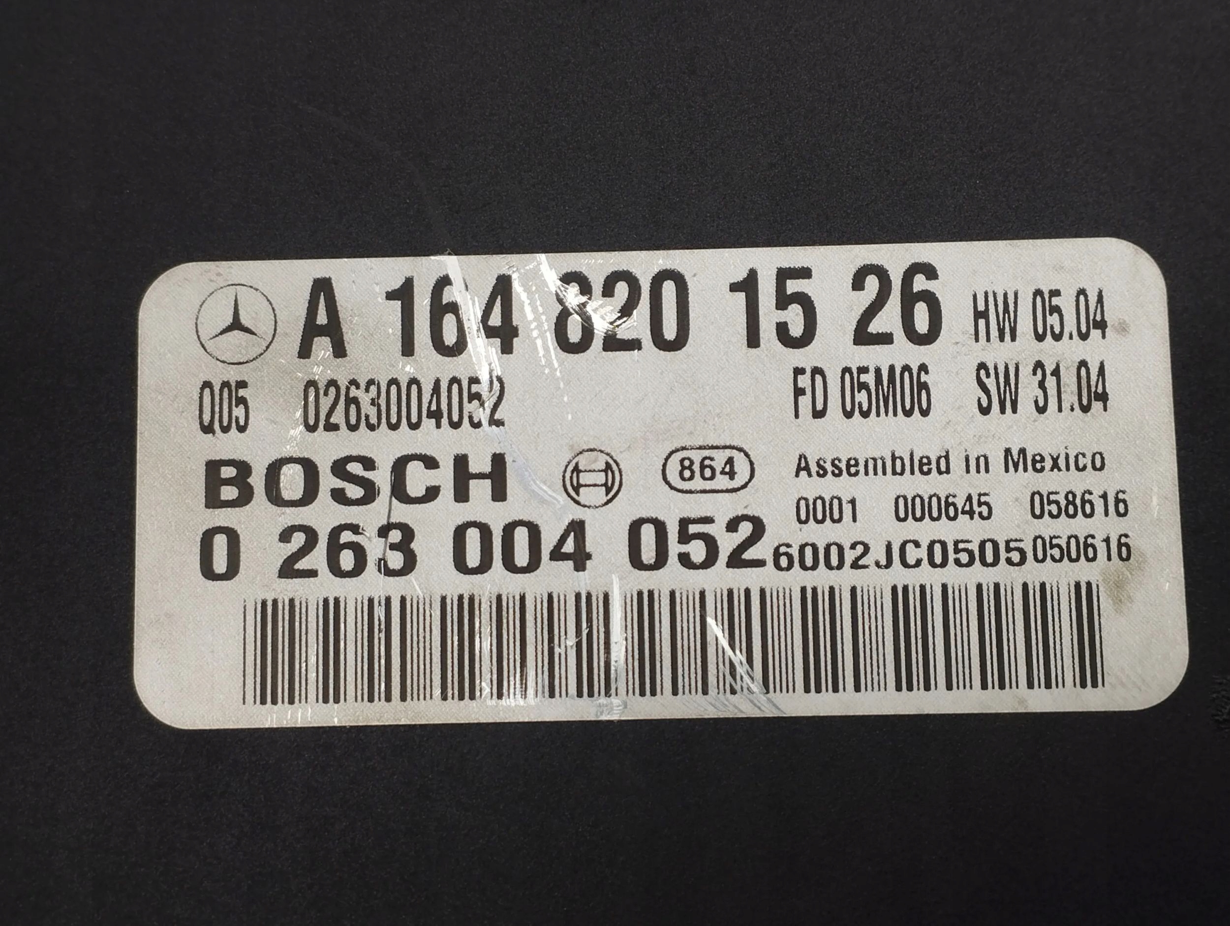 mercedes-benz ML W164 2005 датчик парковки