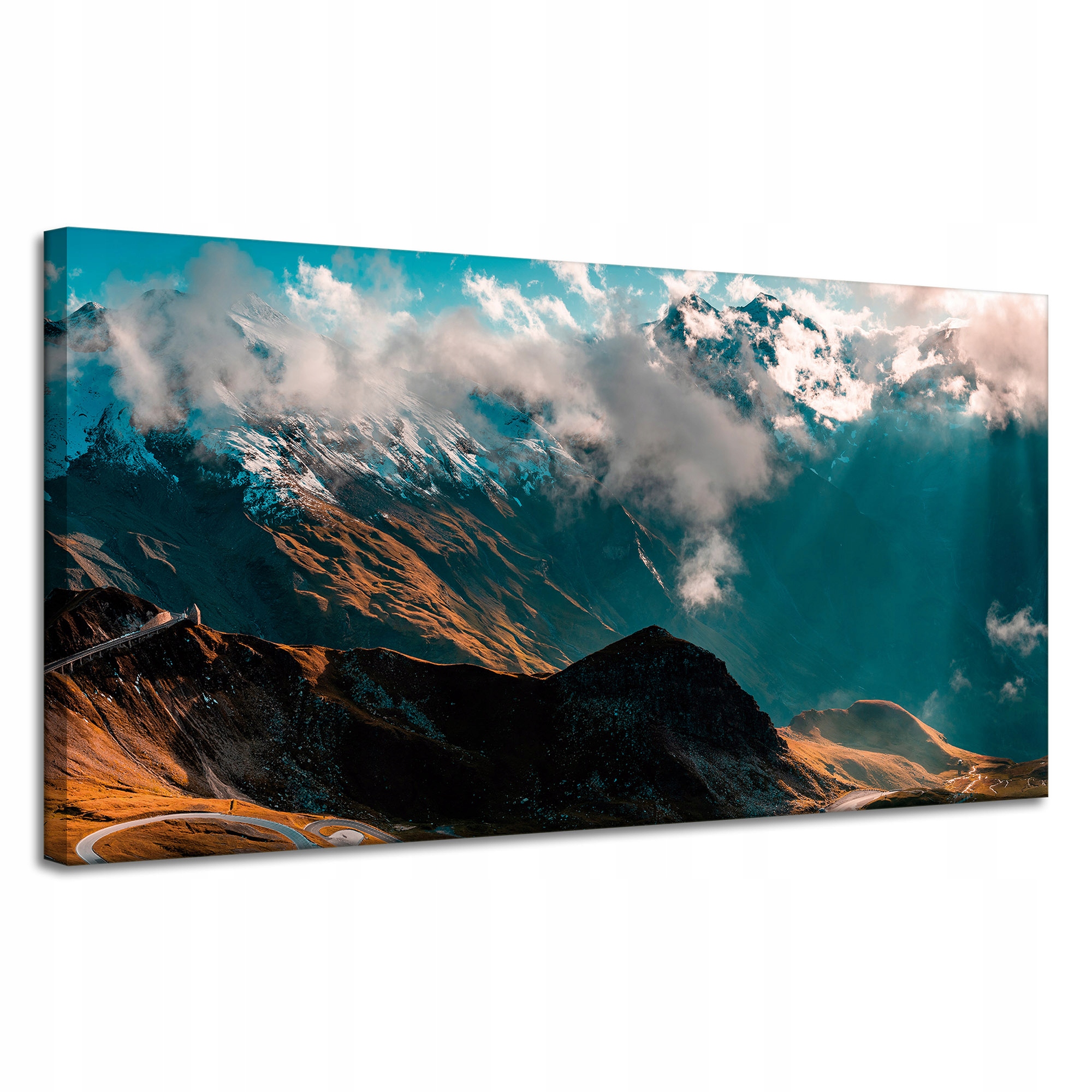 Obraz na plátně Sněhové hory Vrcholy mraků Příroda 120x60 cm