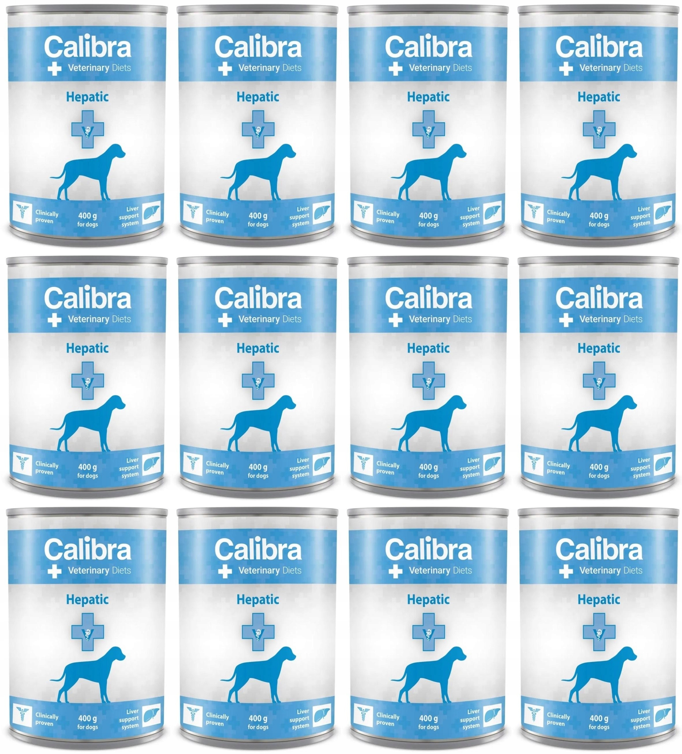 Levně Calibra Dog Hepatic 12 x 400 g Konzervy pro psy s jaterní dietou