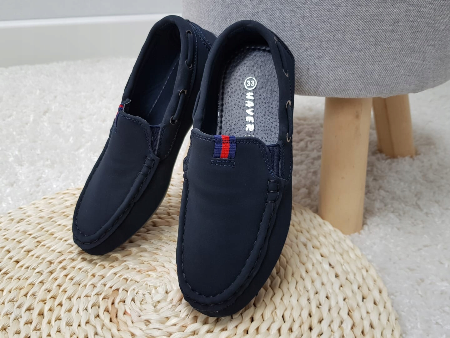 Mokasyny chłopięce granatowe komunijne BARTOSZ Płeć chłopcy dziewczynki