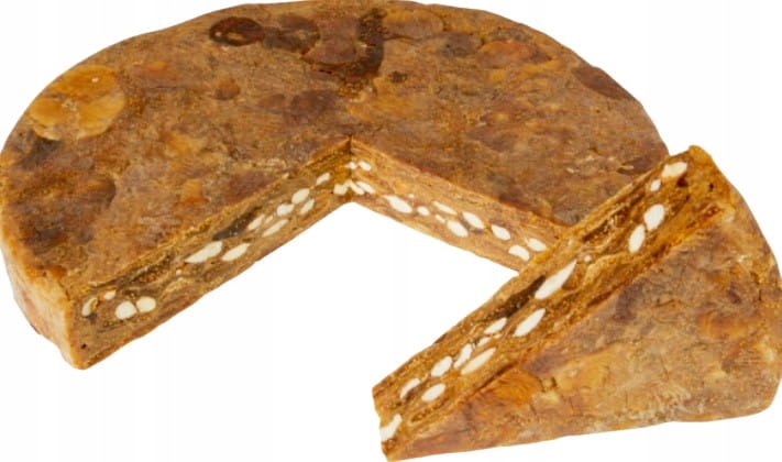 HISZPAŃSKIE CIASTO FIGOWE Z MIGDAŁAMI 250G NATURALNY SMAK SŁODKI DESER