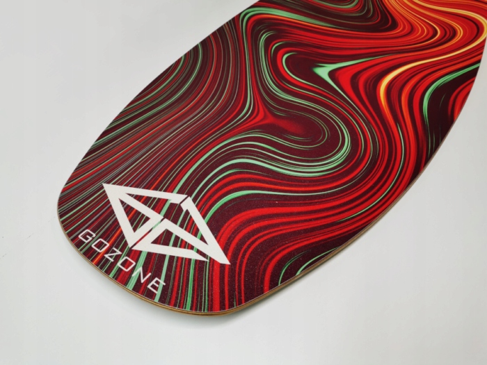 Skimboard GoZone Tropic Czerwona Długość całkowita 100 cm