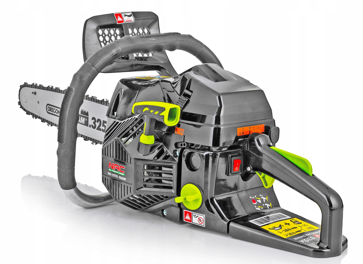 NAC PIŁA PILARKA SPALINOWA ŁAŃCUCHOWA 3.8KM 50CM 2 X PROWADNICA 2X ŁAŃCUCH Pojemność silnika 61 cm³