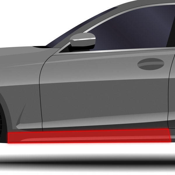 Protection Film Samolepka fólie na práh Jeep Grand Cherokee Srt WK2