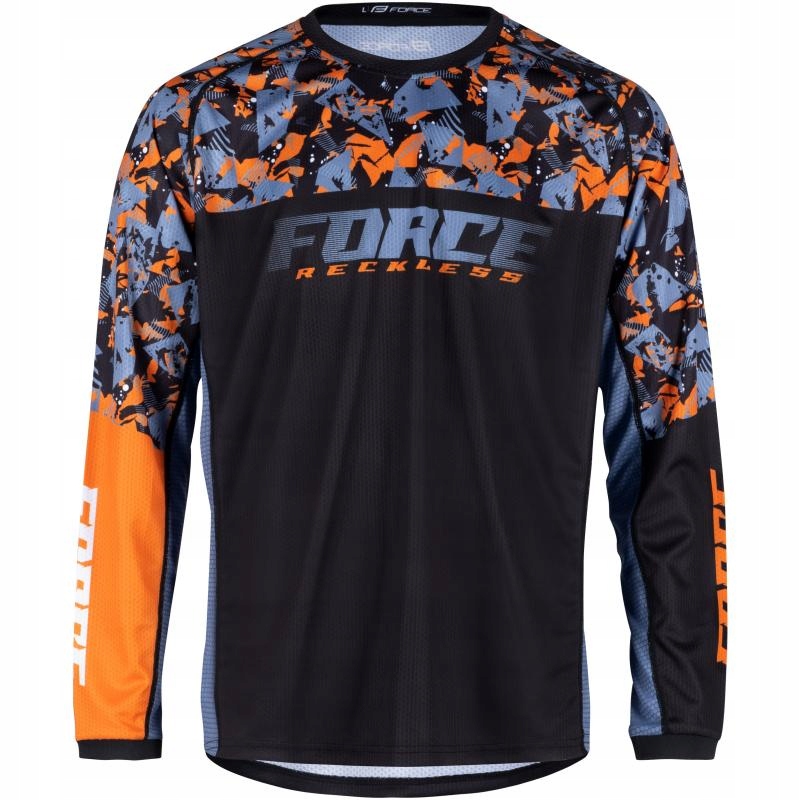 Force Dres Reckless unisex dlouhý černá-oranžová XL