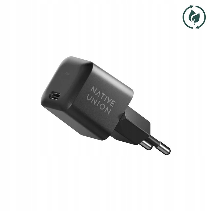 Native Union FAST-PD30-2-BLK-EU GaN USB-C 30W Czarny