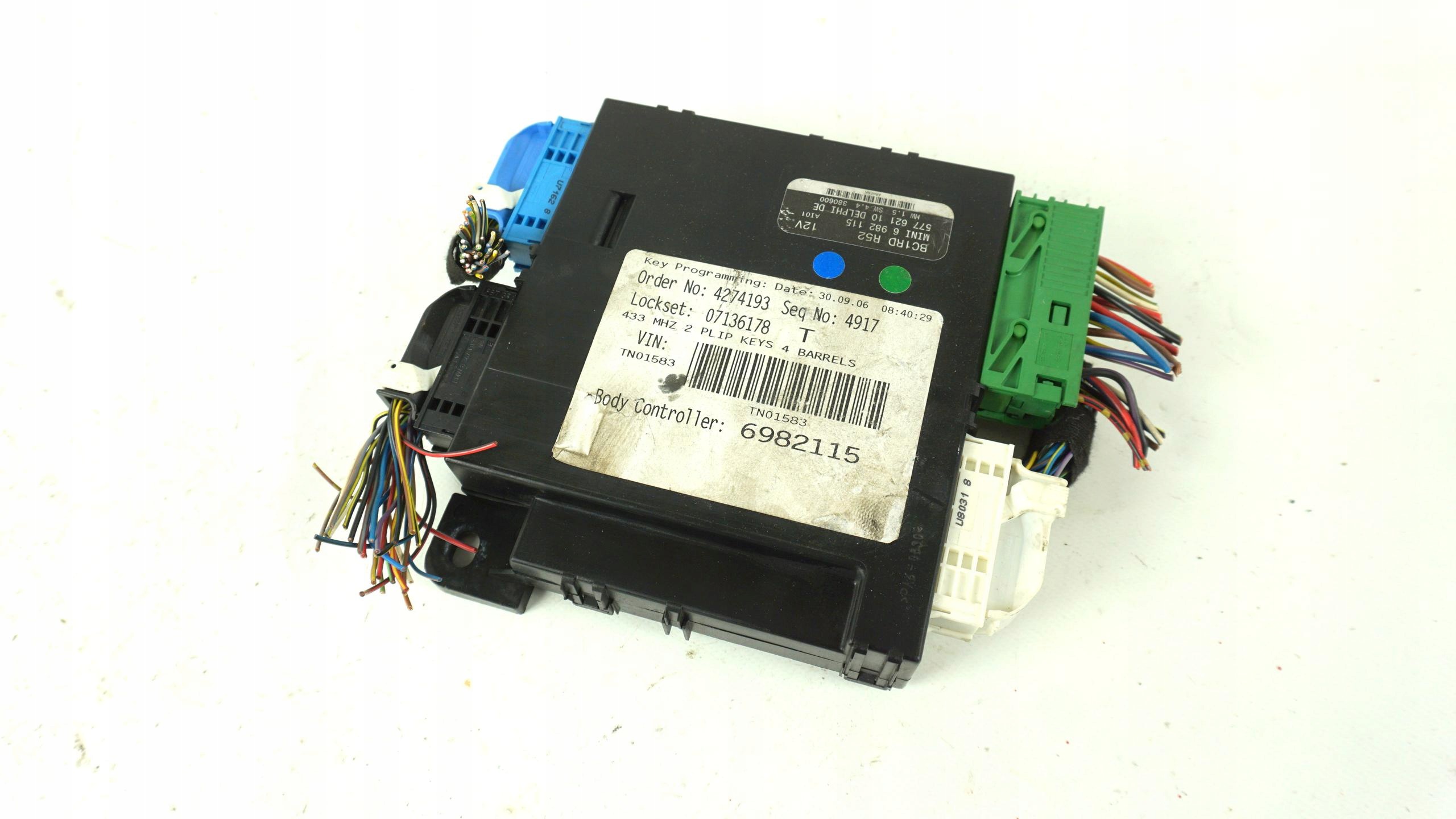 compartment computer control unit comfort control unit MINI COOPER ONE R52 6982115