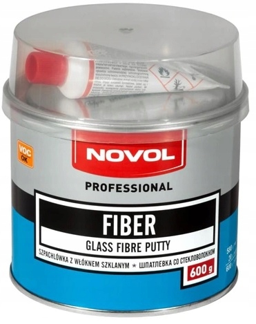 Novol Szpachlówka z włóknem szklanym Fiber 600g