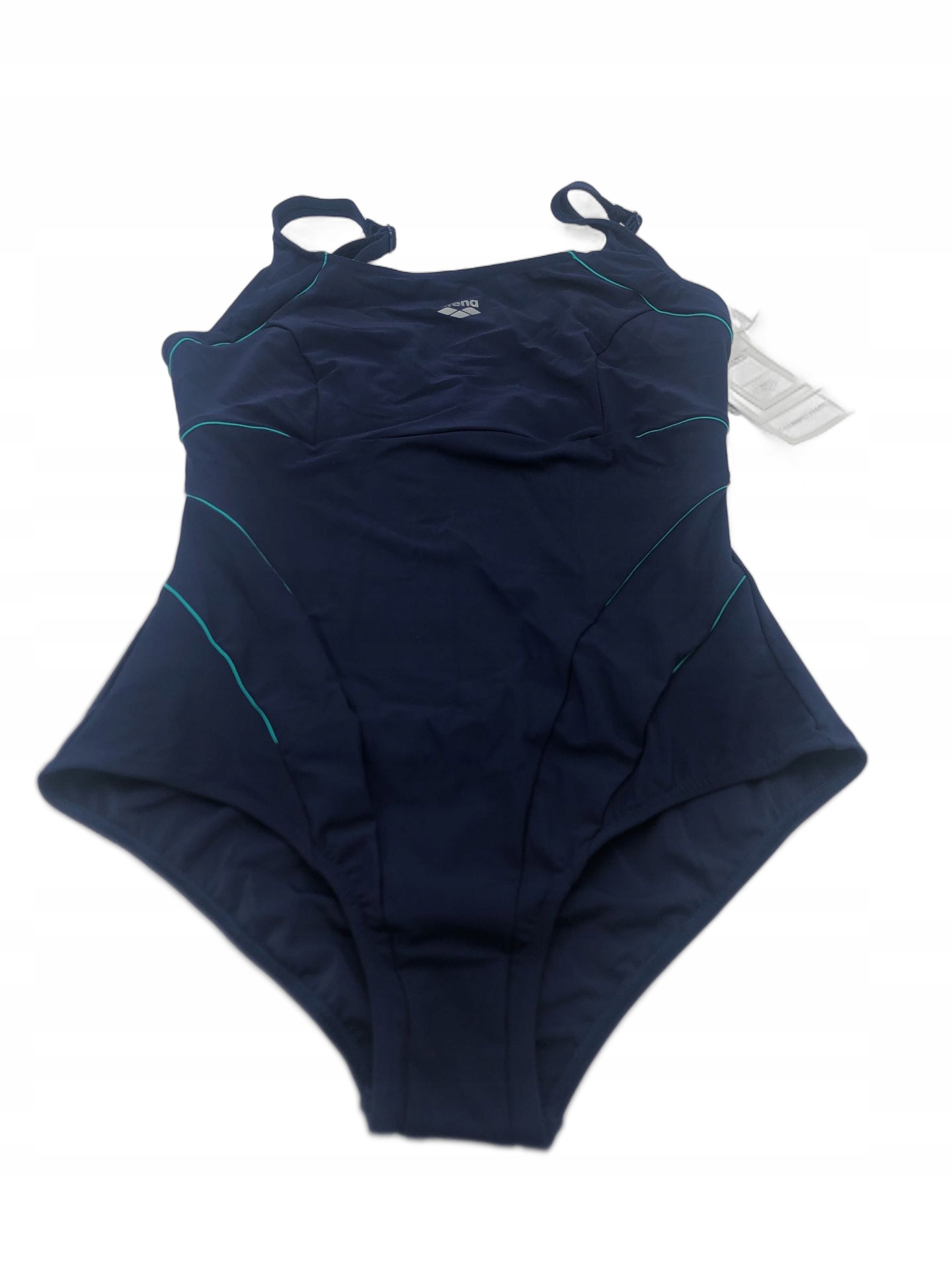 Plavky Arena Jewel Low Cup R Navy-Bali Green, velikost 44 Eu