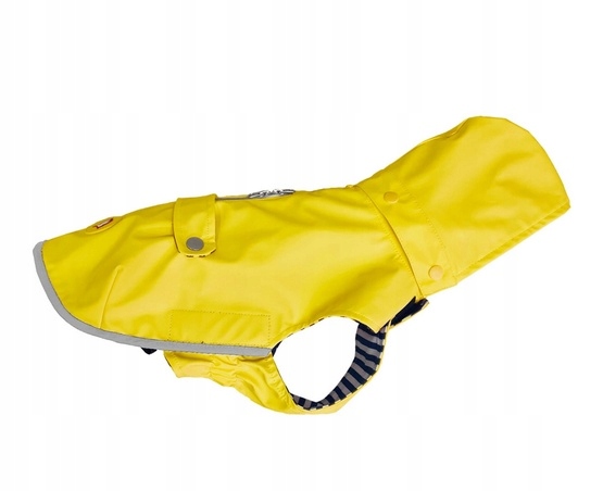 Voděodolná Bunda, Kabát Pro Psa, Oblečení Do Deště, Velikost 55, Žlutá