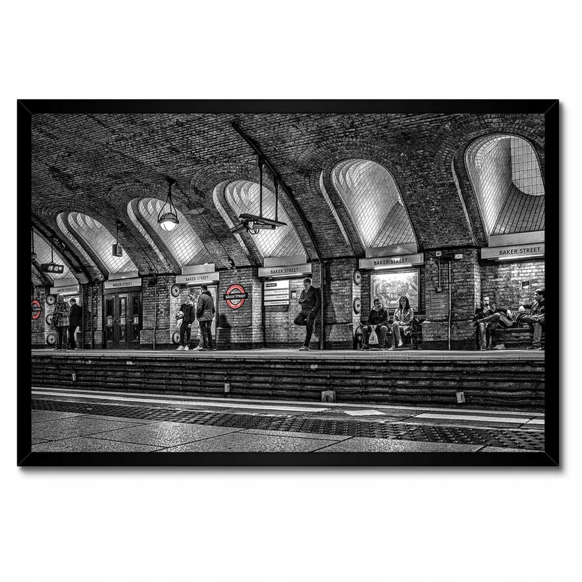 Plakáty v rámu 60x40 Baker street Londýn Metro