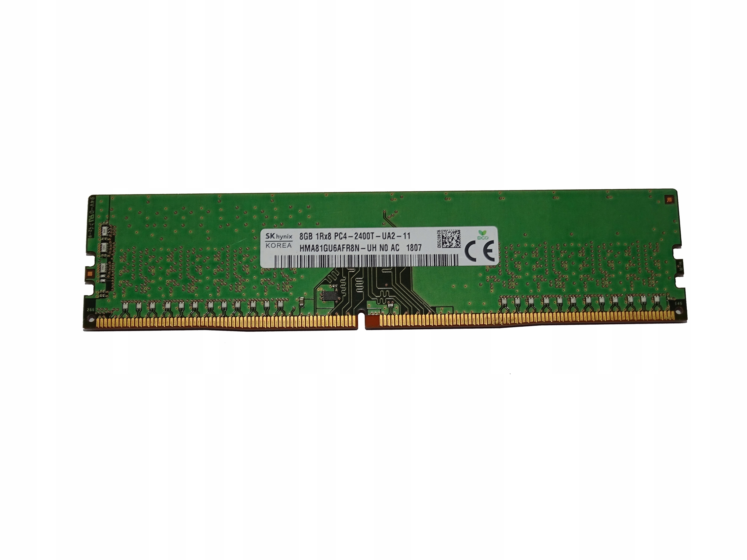 Pamięć RAM DDR4 SK Hynix 8GB 2400MHz CL17 PC4-2400T 1Rx8 HMA81GU6AFR8N-UH