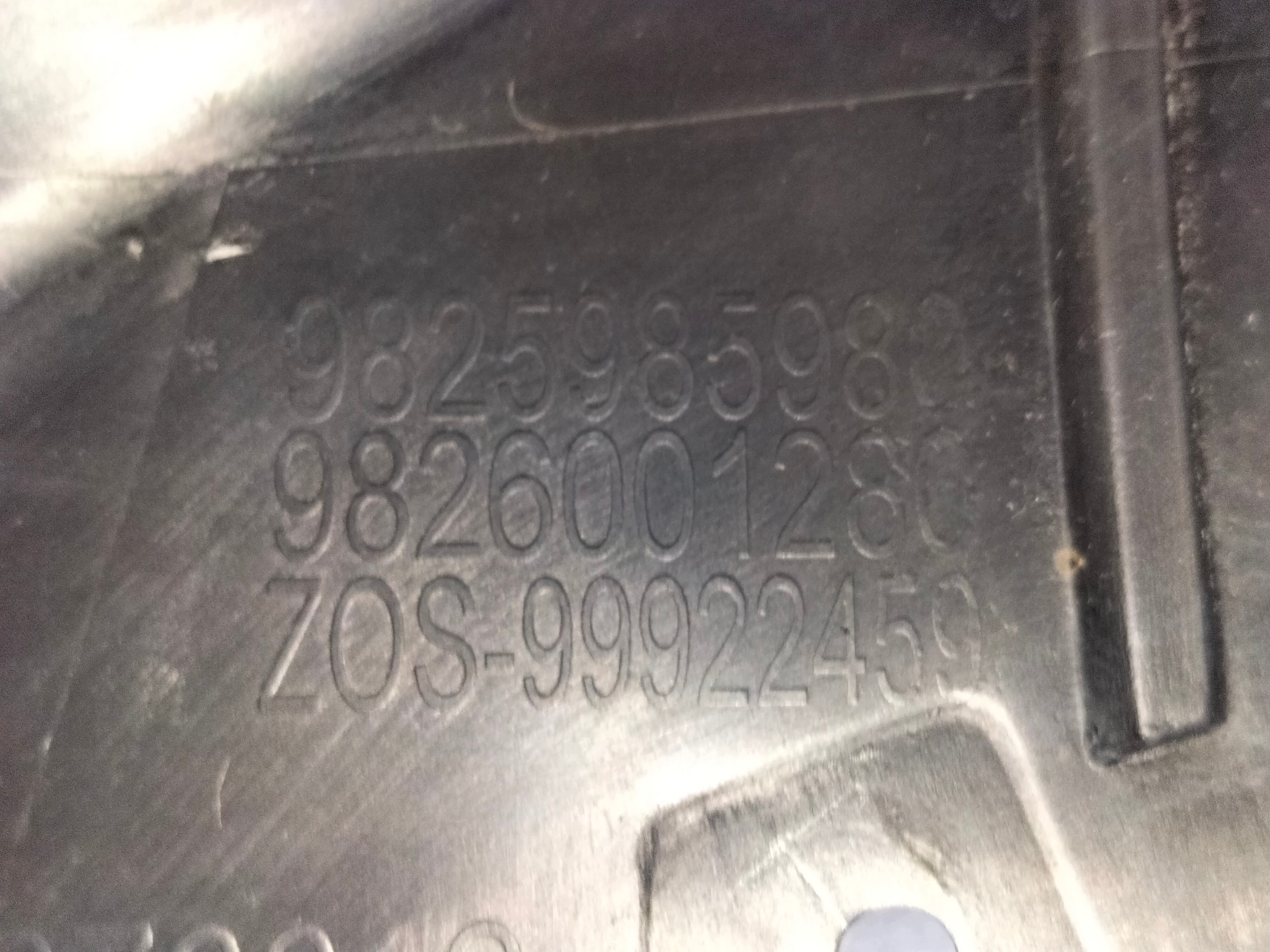 bumper rear rear part PEUGEOT 2008 II 19