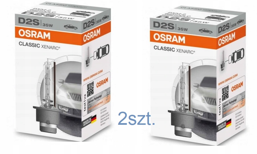 

Osram Classic Xenarc Xenon D2S 35 W 66240 2 szt.