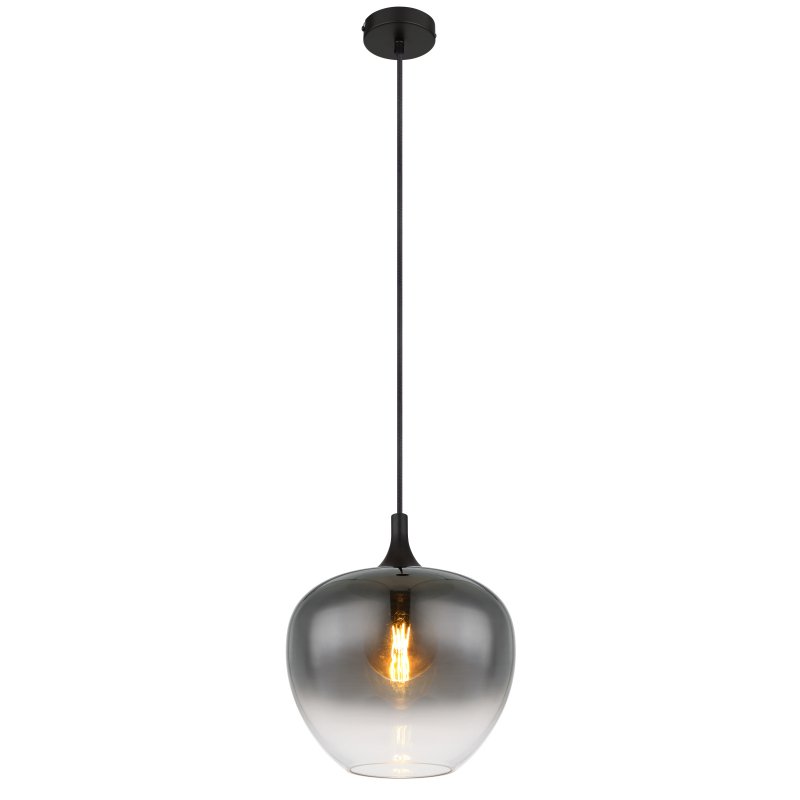 Závesná lampa Maxy 15548H1 čierna matná-dymová Globo Lighting