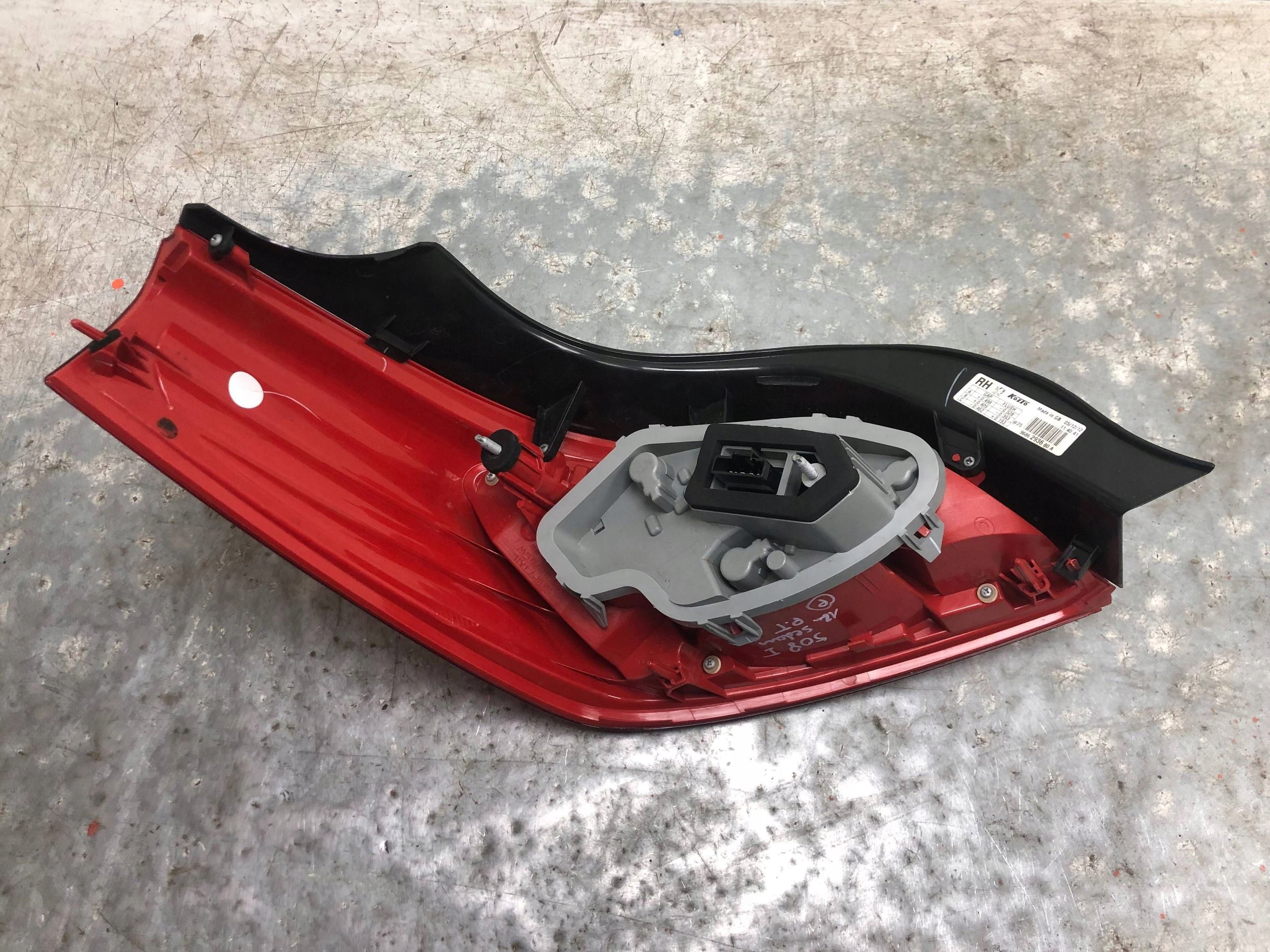light right rear part PEUGEOT 508 and 9686293680A