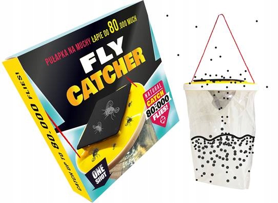 

Fly Catcher XL pułapka na muchy łapie 80tyś much