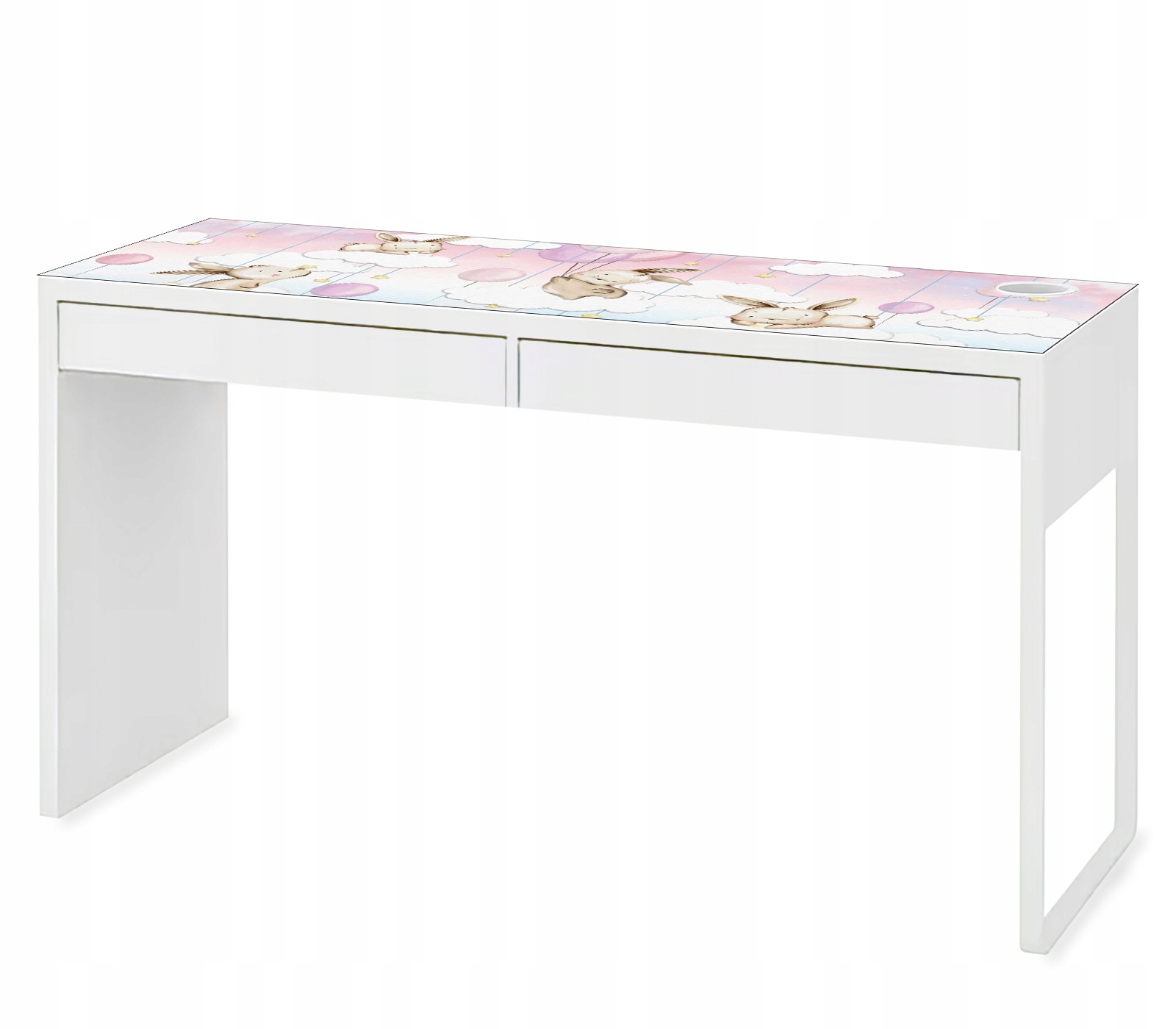 PODKŁADKA na biurko micke 142x50 KRÓLICZKI CHMURKI Marka matoMAT