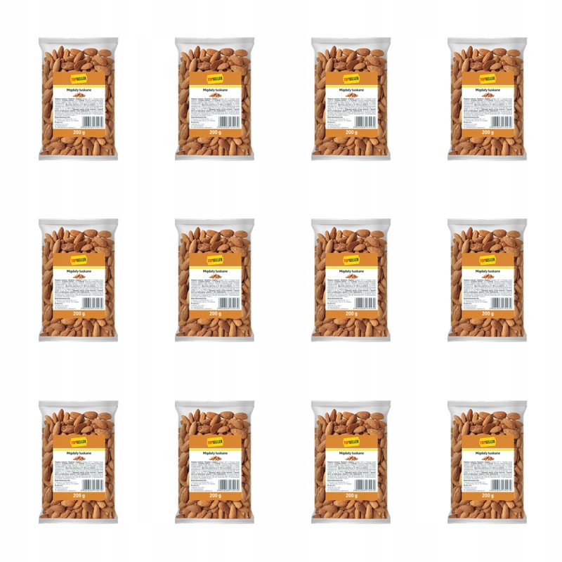 Topseller Mandle loupané 200 g X12