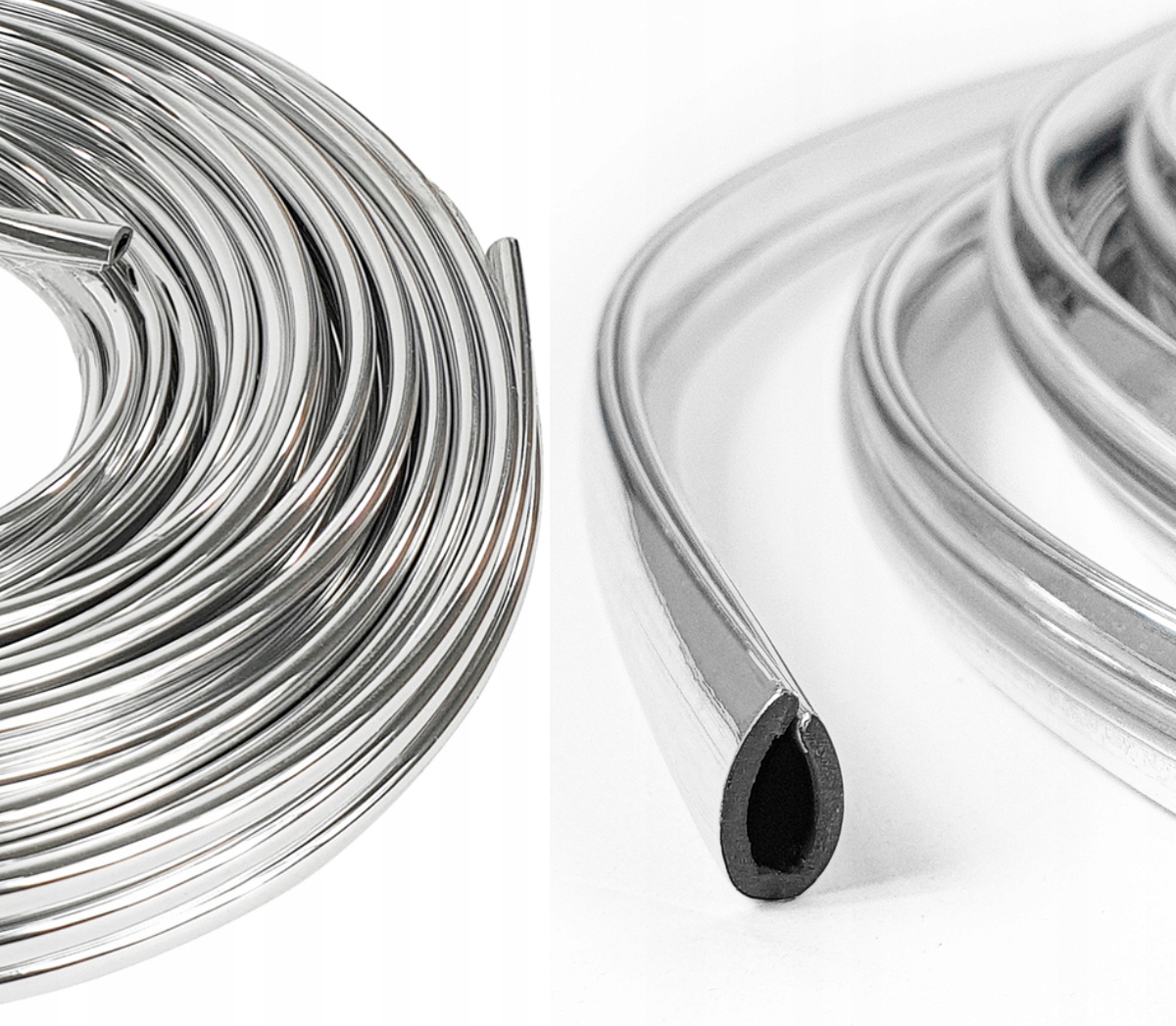 Kryt okrajů Tuning Auta Progi Ozdobná lišta Odrazník na dveře délka 100 m