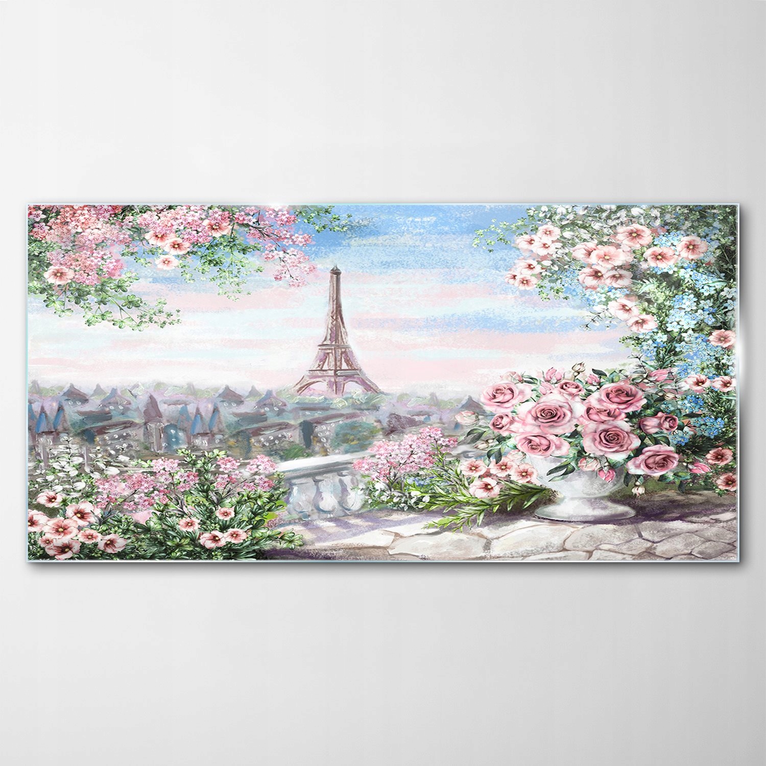 

Hartowany Obraz Szklany Lato Paryż Miasto 120x60