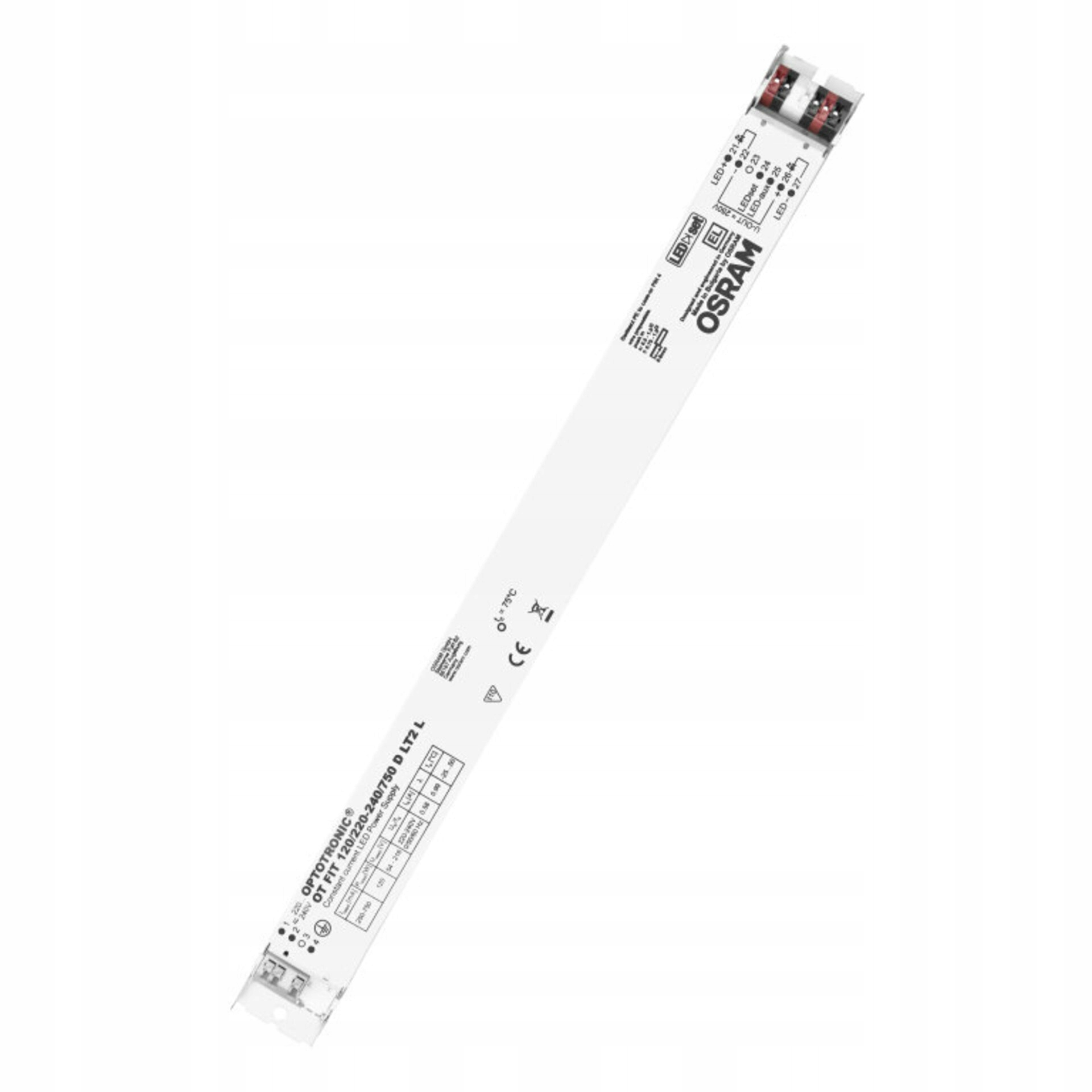 Ledvance Ot Fit 120/220-240/750 D LT2 L Led driver 120W 700mA, kov IP20 Ce