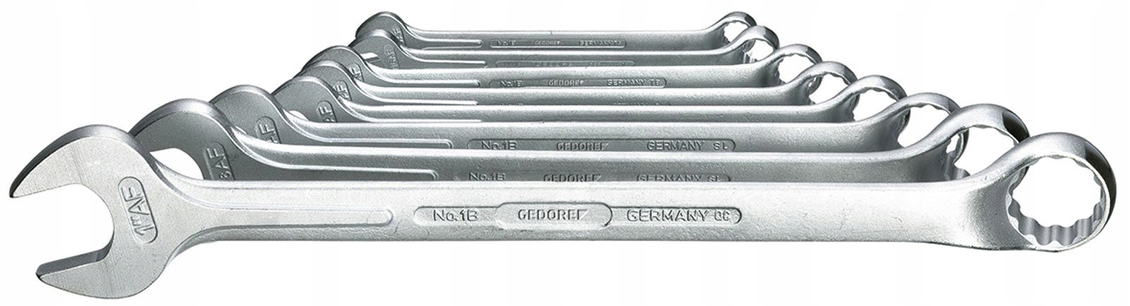 Gedore G1B-08A zestaw kluczy płasko-oczkowych