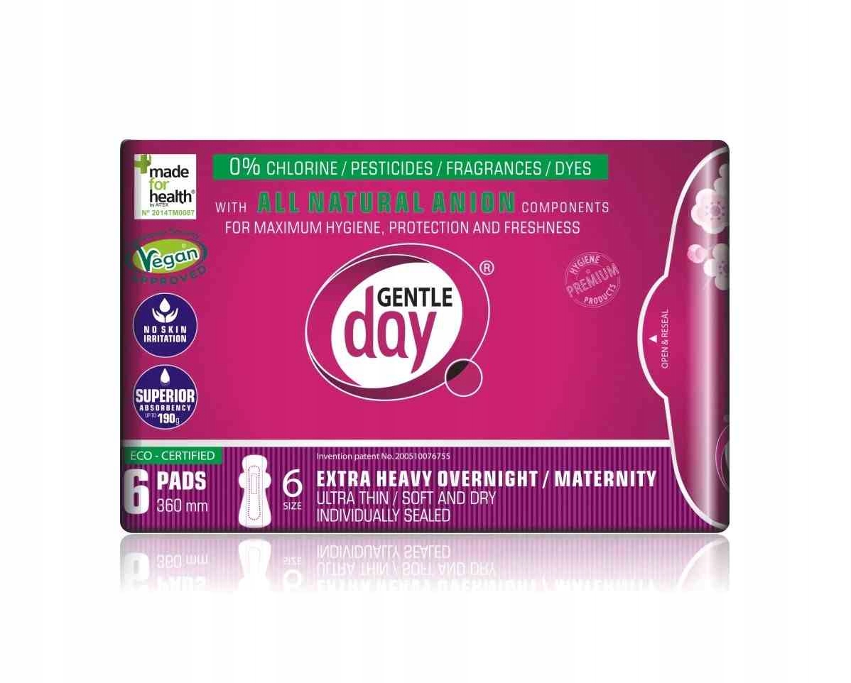 

Podpaski Higieniczne Poporodowe 6 szt Gentle Day