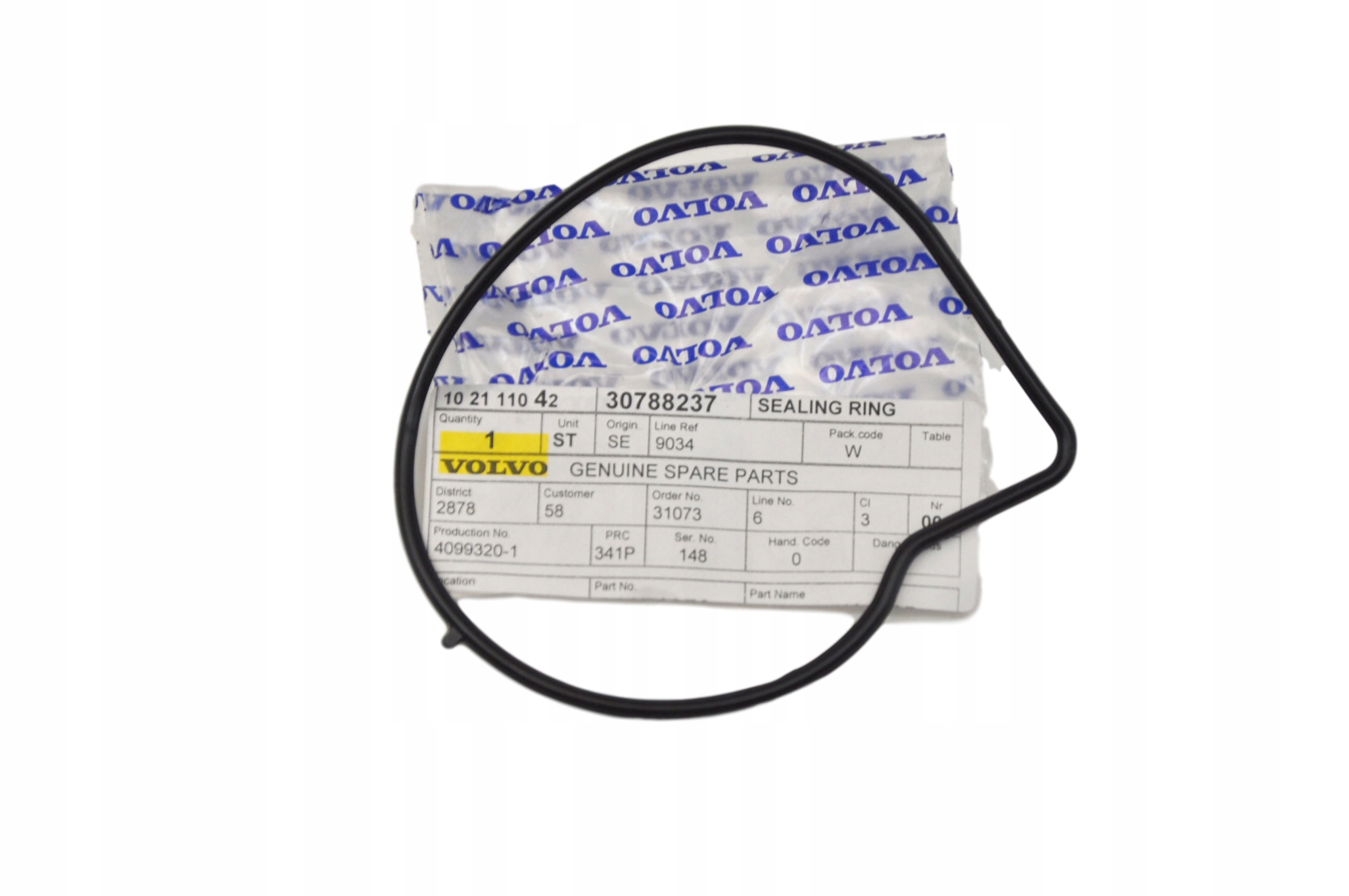 VOLVO S80 XC90 uszczelka pompy wody 3,0 3,2 OE
