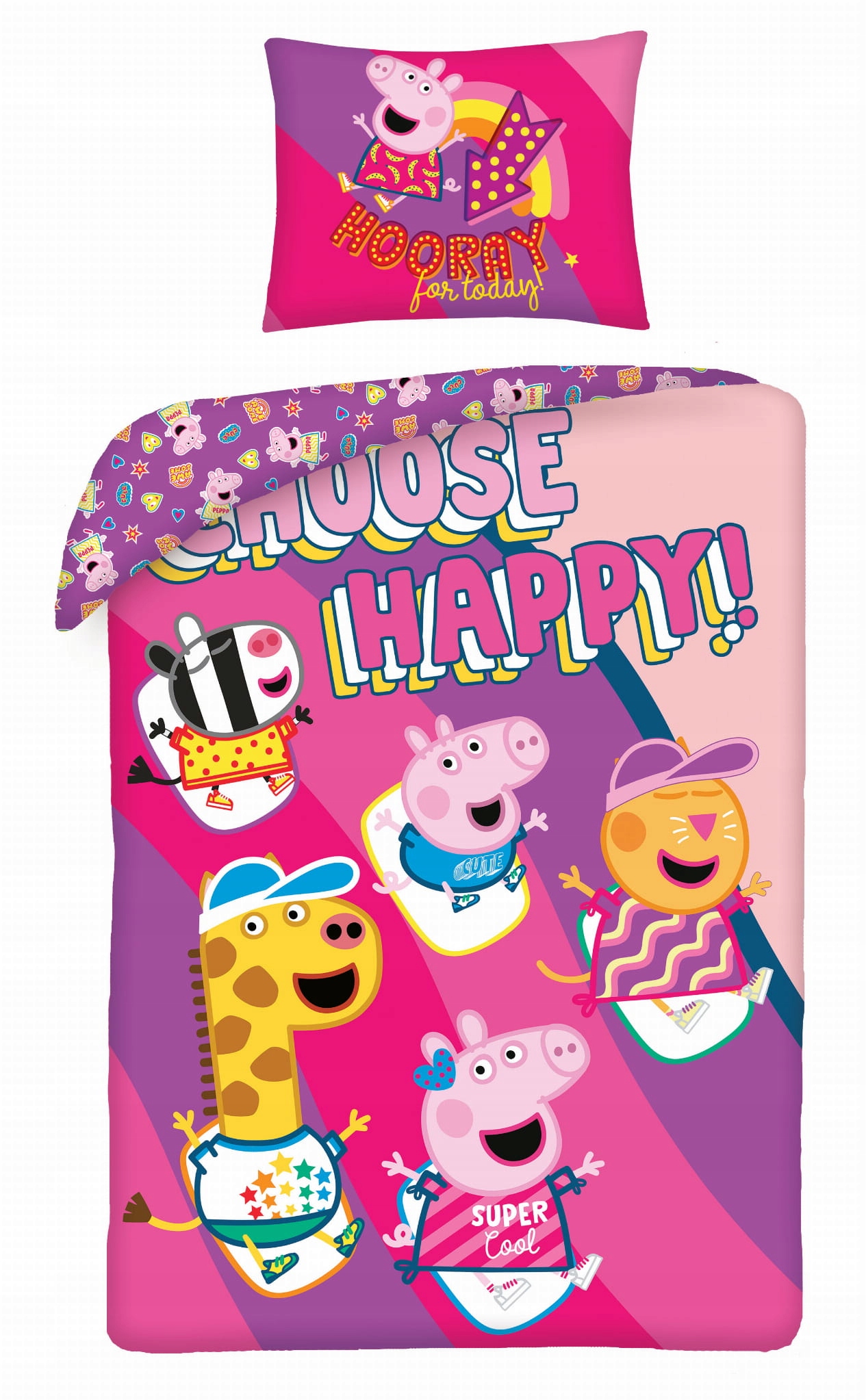 

Pościel Bawełna 140x200 Pig Peppa Świnka Peppa 47