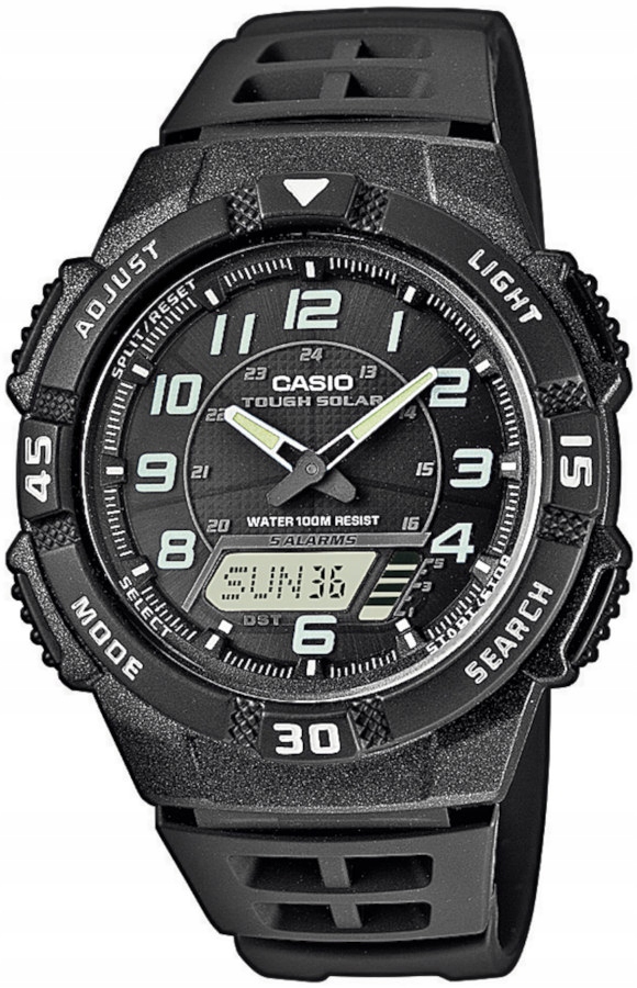 Sportovní hodinky Casio Solar AQ-S800W časovač stopky gravírování bonus