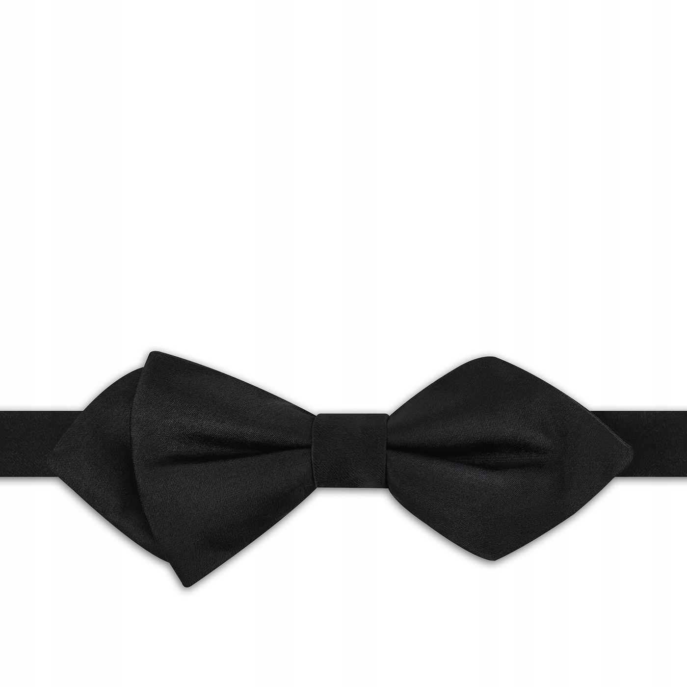 Černá pánský motýlek ve tvaru „diamantového motýla“ Pako Lorente One Size