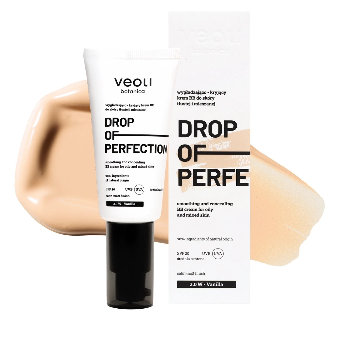 Veoli Botanica Bb krém pro mastnou pleť 30 ml Vanilla