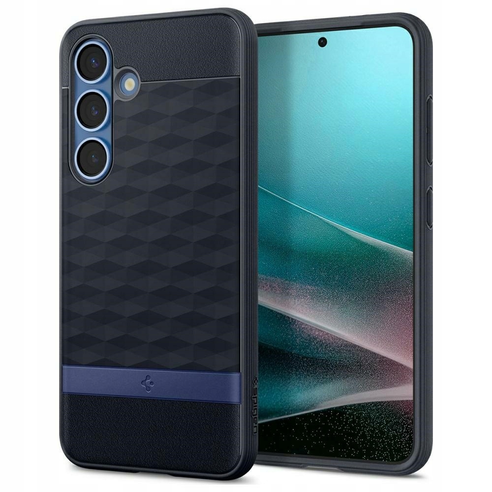 Etui Spigen Parallax MagSafe do Samsung Galaxy S25+, granatowe