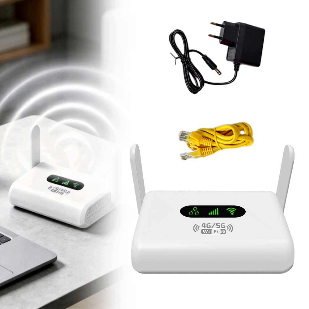 Domácí 4G Lte Router S Sim Kartou Až 300 Mb/s Wifi, Vícepásmový (WIFI6)